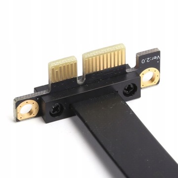 Удлинительный кабель PCIE 1X, двойная сетевая карта под углом 90°