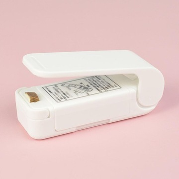 Портативная машина для запечатывания пластиковых пакетов Мини-машина для сохранения свежести Mini Heat White