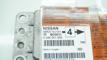 MODUL SENSOR AIRBAG NISSAN NOTE E11 988209U10A 0285001909