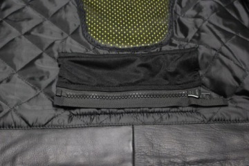 Кожаное пальто VIG-16611 BLACK XL c