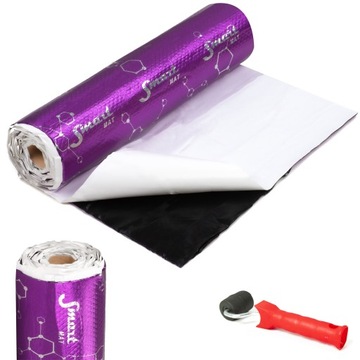 Шумопоглощающая автоизоляция BUTYL MAT снижающая вибрации и вибрации