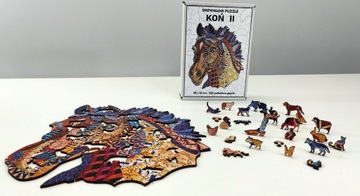 Деревянный пазл HORSE II Premium XXL A3