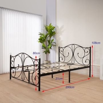 МЕТАЛЛИЧЕСКАЯ КРОВАТЬ 120x200 ДВОЙНОЙ ХРУСТАЛЬНЫЙ КАРКАС