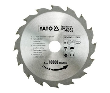 TARCZA WIDIOWA 140X16TX20 MM YT-6052 YATO