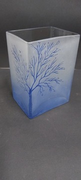 Stary piękny ręcznie malowany wazon design