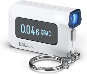 ALKOMAT Z BRELOKIEM TESTER ALKOHOLU BACTRACK C6 BLUETOOTH PROFESJONALNY PRO