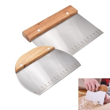 SKROBAK DO CIASTA ZE STALI NIERDZEWNEJ 14CM 2SZT