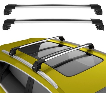 Bagażnik Alu aerodynamiczny Inter Pack Quiet IR zintegrowany 102/102 cm
