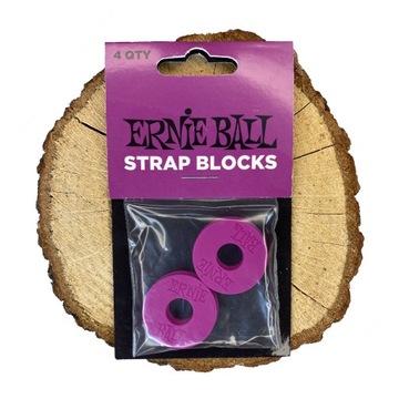 Ernie Ball Strap Blocks Purple zaczepy do paska