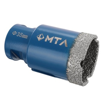 WIERTŁO DIAMENTOWE MTA 35MM KORONKA OTWORNICA M14 DO GRESU GLAZURY TRWAŁE