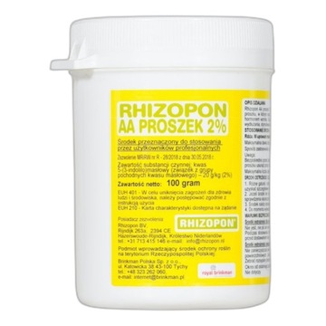 UKORZENIACZ RHIZOPON AA 2% 100g NAJMOCNIEJSZY ! NL