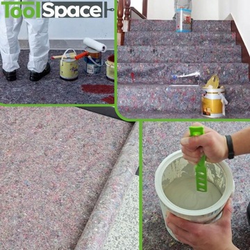 ЗАЩИТНЫЙ ВОЙЛ С ФОЛЬГОЙ КОВРИК ДЛЯ ПОКРАСКИ 1х25мб 220Г/М2