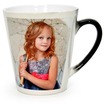 MAGICZNY FOTO KUBEK Z TWOIM WŁASNYM NADRUKIEM ZDJĘCIEM NA PREZENT LATTE