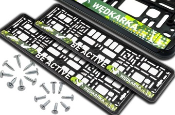 2 x RAMKA POD TABLICE REJESTRACYJNE WĘDKARKA
