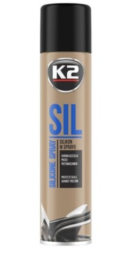 K2 Sil Silikon w sprayu do uszczelek i gumy 300ml