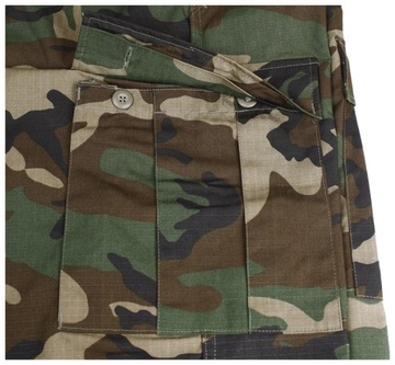 Spodnie wojskowe bojówki taktyczne Mil-Tec RipStop BDU US ARMY Woodland M