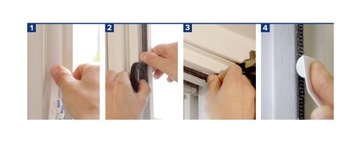 Противомоскитная сетка tesa для окон, солнцезащитная, 1,3x1,5 м.