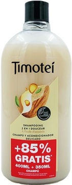 Szampon z odżywką 2w1 delikatny TIMOTEI Almond 750 ml