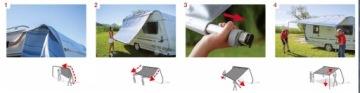 Маркизная штора FIAMMA CARAVANSTORE XL ROYAL GREY 360 см