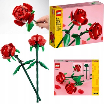 LEGO Icons 40460 Róże Kwiaty Kwiatki Róża Botanical Collection
