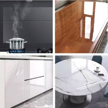 ФОЛЬГА ЗАЩИТНАЯ ДЛЯ СТЕН, САМОКЛЕЯЩАЯСЯ, ПРОЗРАЧНАЯ ФОЛЬГА ДЛЯ МЕБЕЛИ 60Х300