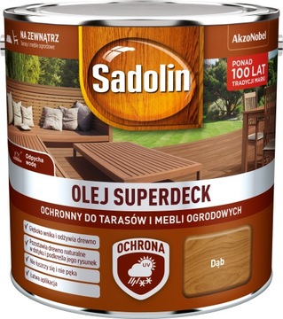 SADOLIN SUPERDECK WOOD AND TERRACE OIL ДУБ 2,5 л