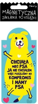 MAGNETYCZNA ZAKŁADKA DO KSIĄŻEK - Piesek