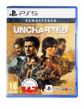 UNCHARTED KOLEKCJA DZIEDZICTWO ZŁODZIEI / PS5 / PŁYTA / GRA PO POLSKU