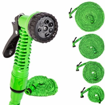 ГИБКИЙ САДОВЫЙ ШЛАНГ, СОЕДИНИТЕЛИ ДЛЯ ПИСТОЛЕТА, 75М