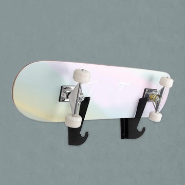 Настенный органайзер для скейтборда, горизонтальный сноуборд, черный