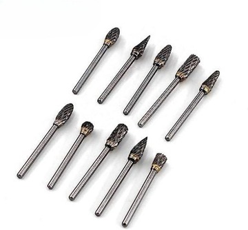 НАПИЛЬКИ ПО МЕТАЛЛУ НАПИЛЬНИКИ HSS 10 шт.