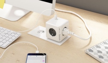 Удлинитель PowerCube с 4 разъемами USB + USB-C