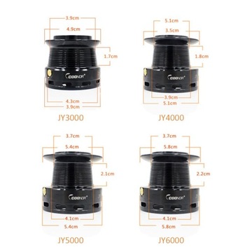 Металлические подшипники рыболовной катушки JY6000 Style 9 + 1BB