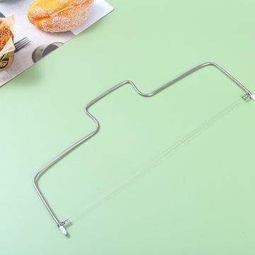 ДЛИННЫЙ ОСТРЫЙ 2-СТРУННЫЙ НОЖ ДЛЯ НАРЕЗКИ, НАРЕЗКИ, БИСТИКА, ТОРТА