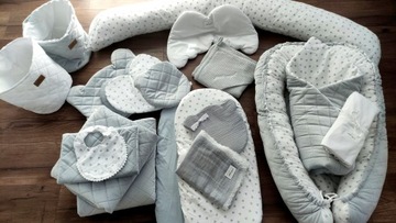 Хлопчатобумажная простыня для гондолы, корзинка Моисея - сердечки.