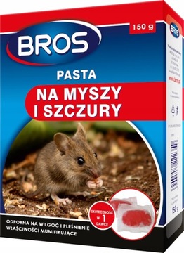 BROS PASTA NA MYSZY I SZCZURY 150G