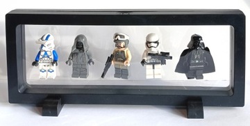 Pływająca rama 3D Zawieszona ramka na figurki Lego 23 cm/9 cm