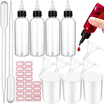 MINI POJEMNIKI PLASTIKOWE BUTELKI NA PRÓBKI DO PIPET