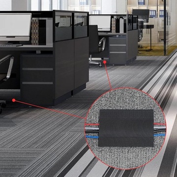 ЛЕНТА-ВЕЛКРО ПОКРЫТИЕ КАБЕЛЯ КОВРИК 10м