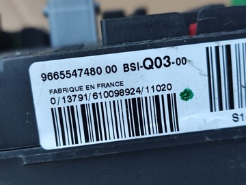 CITROEN C4 II DS4 MODUL BSI 9665547480