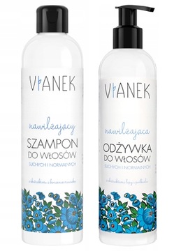 VIANEK NAWILŻAJĄCY ZESTAW WŁOSÓW SZAMPON + ODŻYWKA