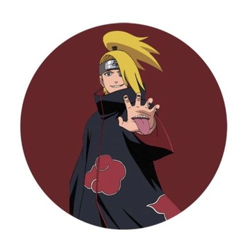 Przypinka Naruto Akatsuki Deidara anime 58mm