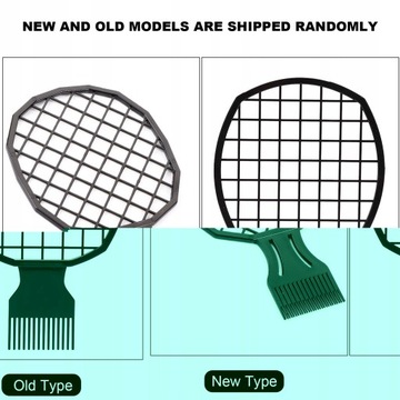 Расческа для завивки черная портативная расческа