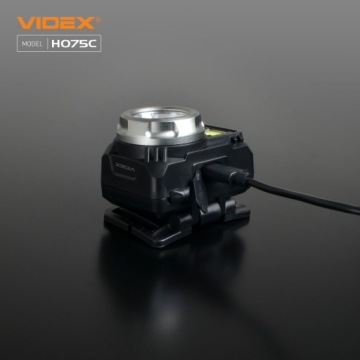 VIDEX Светодиодный налобный фонарь с аккумулятором и USB-зарядкой, 550 лм, 5000 К