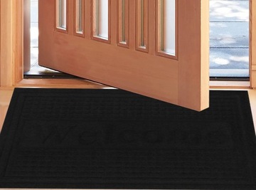 КОВрик ДЛЯ ВХОДА V4 WELCOME, КОВРИК ДЛЯ УЛИЧНОЙ ОБУВИ, 57x37см