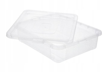 Коробка-коробка, закрытый пластиковый контейнер, ящик 10л с крышкой, контейнеры