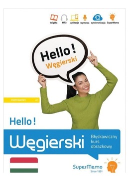 HELLO! WĘGIERSKI. BŁYSKAWICZNY KURS OBRAZKOWY A1 - Natalia Wajda [KSIĄŻKA]
