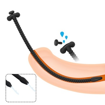 cewnik Dilator prążkowany pusty zatyczka 25cmx9mm