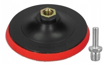 100x KRĄŻKI ŚCIERNE 125 PAPIER NA RZEP + DYSK 125