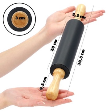 СИЛИКОНОВАЯ ДОСКА, БОЛЬШОЙ КОВРИК + РАСКАТНЫЙ ВАЛИК